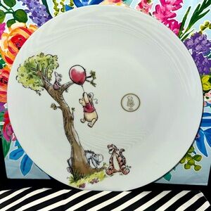 NWT NEW DISNEY Set Of 2 Winnie the Pooh 95th Exploring Classic Dinner Plate 10”